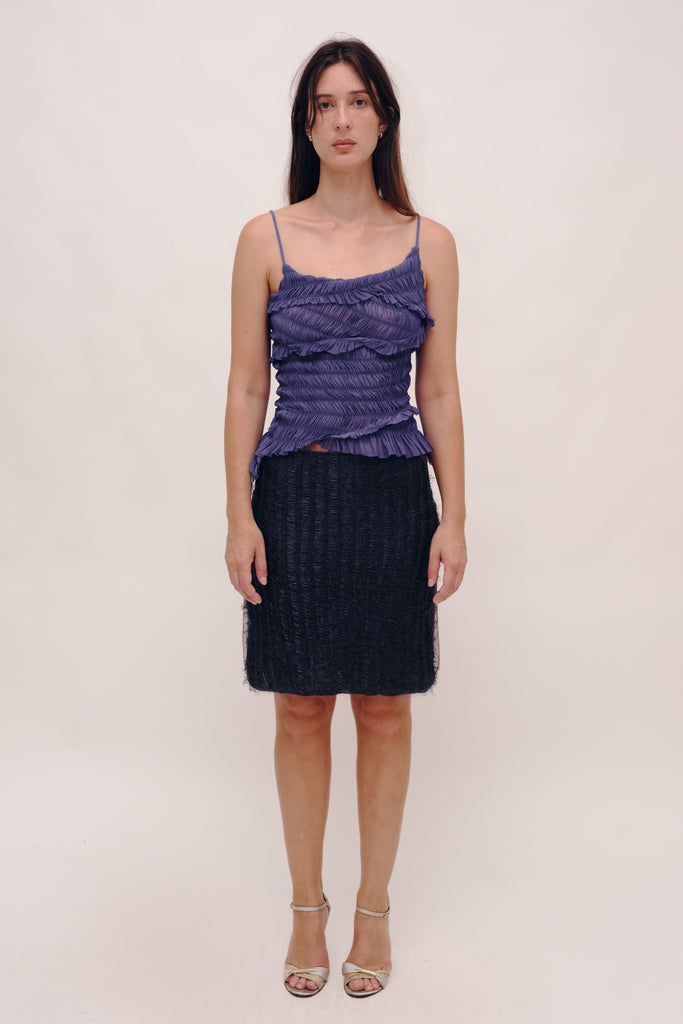 Metallic Floating Skirt