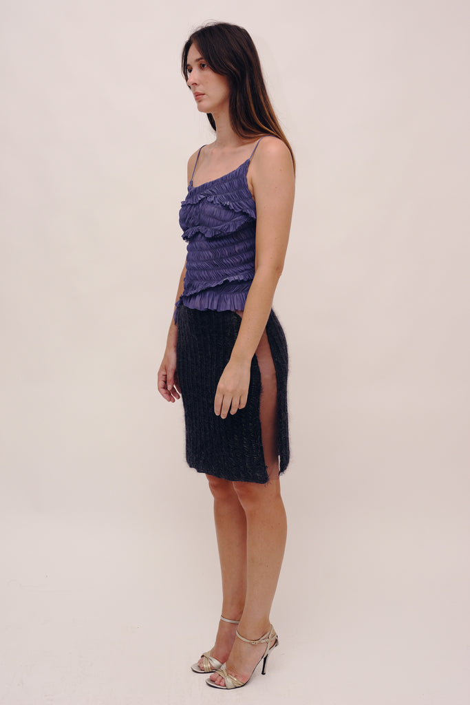 Metallic Floating Skirt